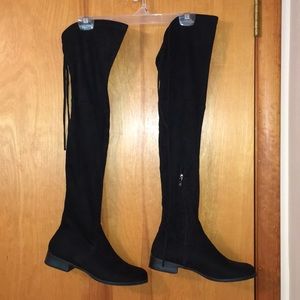 Over the Knee Velvet Boots